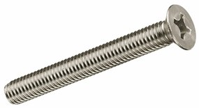 Caixa de parafusos FADIX Rosca Métrica M4 x 50 mm Cabeça plana