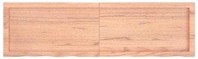 Prateleira de parede 140x40x(2-6) cm carvalho tratado castanho