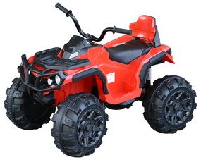 ® Motoquatro Elétrica Infantil de Bateria 12V com MP3 Rádio Luzes Sons 103x68x73 cm Carga 30 kg