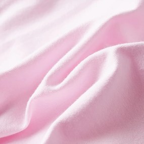 Vestido de criança com folhos rosa-claro 104