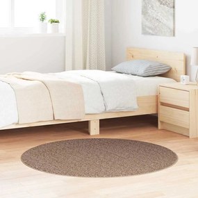 vidaXL Tapete Castanho 120 x 120 cm Polipropileno