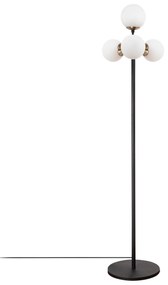 Candeeiro de Pé Akkas – Preto e Branco Antigo – 48 x 48 x 163 cm