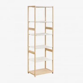 Estante 60x185 Cm Em Bambu Deneb Natural - Sklum
