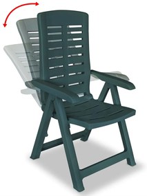 Conjunto bistrô 3 pcs plástico verde