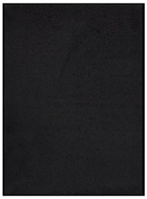 vidaXL Tapete de porta 60x80 cm preto