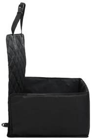 Assento de carro para cão 45x45x25/55 cm preto