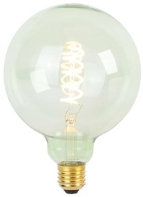 Lâmpada de filamento espiral LED regulável E27 G125 verde 4W 180 lm 1800K