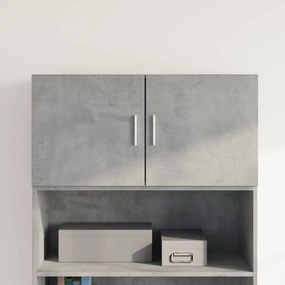 vidaXL Armário parede 80x42,5x40 cm derivados madeira cinzento sonoma