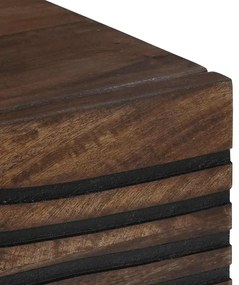 Mesa de Centro 80 x 50 x 40 cm - Madeira Sólida de Mangueira e Engenha