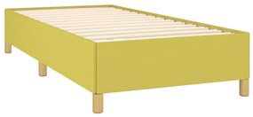 Estrutura de cama 90x200 cm tecido verde