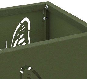 Suporte para Guarda-chuva Verde-azeitona Metal Médio