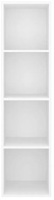 Armário de parede para TV 37x37x142,5 cm contraplacado branco