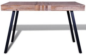 Mesa de teca reciclada