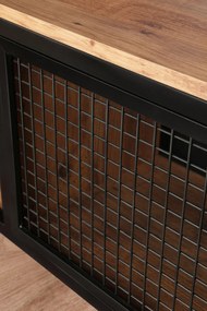Móvel TV Zeno – Pinheiro Preto – 150 cm x 47 cm x 40 cm