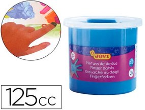 Estojo Jovi Pintura a Dedos 125 Ml Azul Opaco