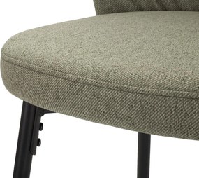 CONJUNTO DE 2 BANCOS DE BAR LOSANNA 52X59X108 CM VERDE E PRETO