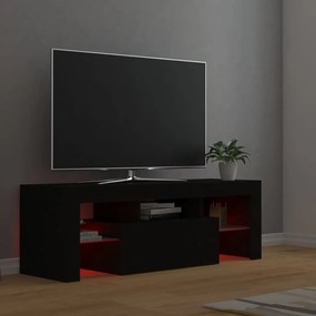Móvel de TV Lu com Luzes LED - Preto - Design Moderno