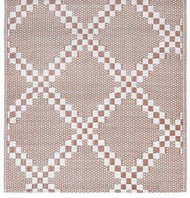 Tapete de exterior 80x150 cm ARAKIL PP castanho
