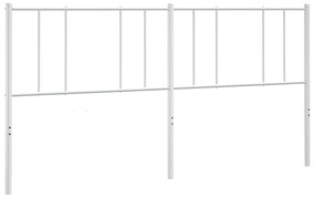 Cabeceira de cama 200 cm metal branco