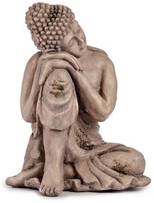Figura Decorativa para Jardim Buda Cinzento Poliresina (34,5 x 54,5 x 31 cm)
