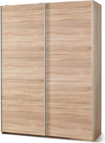 Roupeiro Cirveso 110, Carvalho sonoma, 210x153x58cm, 126.7 kg, Portas para roupeiro: Deslizante, Número de prateleiras: 5, Número de prateleiras: 5