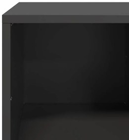 Mesa de centro 101,5x50x43,5 cm aço laminado a frio preto
