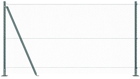 Cerca Hexagonal vidaXL Verde 1.2x100 m Aço