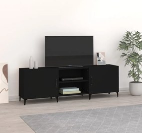 Móvel para TV 150x30x50 cm derivados de madeira preto