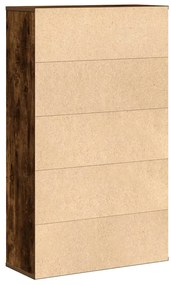 Estante 60x24x101,5 cm derivados de madeira carvalho fumado