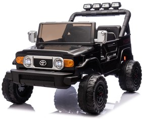 Carro elétrico para crianças Toyota FJ Cruiser XXL 24V 4x4, licença oficial (dois lugares), bateria de lítio portátil, chassis alto, suspensão traseir