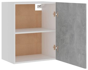 Armários parede “Lyon” 2pcs deriv. madeira cinza cimento