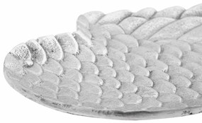 Cestas de Fruta 2 pcs Prateado 40x18x4 cm Alumínio