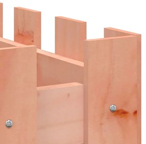 Canteiro elevado c/ design de cerca 150x50x50cm madeira douglas