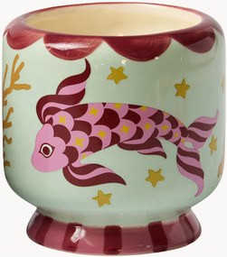 Vela perfumada em cerâmica Koi Fish (sal marinho, salva)