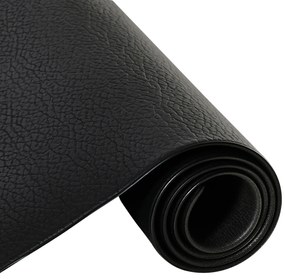 HOMCOM Tapete Protetor de Chão para Equipamentos Fitness 6mm Tapete Antiderrapante para Passadeiras e Bicicletas Estáticas para Casa Academia 180x90cm Preto