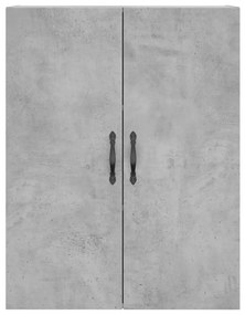 Armário alto 69,5x34x180 cm derivados de madeira cinza cimento