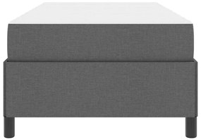 Cama Box Cinza escuro, Preto 90 x 190 cm