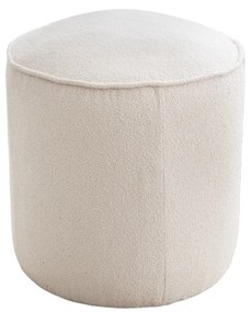 Pouffe Teddy – Creme – 43x45x43 cm