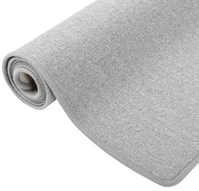 Tapete/passadeira 50x250 cm cinzento-claro