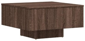 Mesa de centro 60x60x31,5cm derivados madeira carvalho castanho