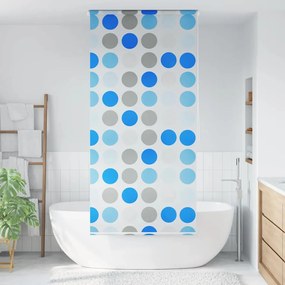 Estore de rolo para o duche 100x240 cm círculos
