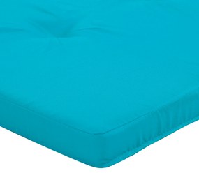 Almofada Turquesa Turquesa Poliéster 58 cm x 77 cm