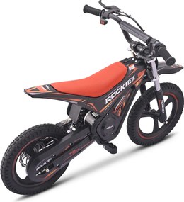 Mota elétrica infantil ROOKIE X 24V (14"), bateria de lítio, motor de 250 W, travão de disco Vermelha