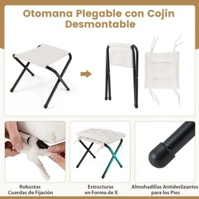 Poltrona com pufe moderna com apoio de pés rebatível Apoio de cabeça rebatível Almofada de apoio de braços Cadeira estofada para sala de estar Quarto