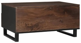 Mesa de Centro 80x54x40 cm em Madeira Nobre de Mangueira