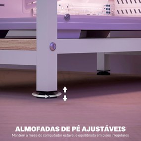 Secretária de Canto – Modelo Trani – 5x48x75 – Moderna – Branco