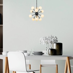 Candeeiro Suspenso Cavud – Preto – 52 x 52 x 53 cm