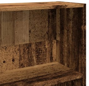 Estante 80x24x176 cm derivados de madeira madeira velha
