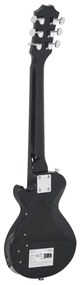 Guitarra elétrica p/ crianças com saco 3/4 30" castanho/preto