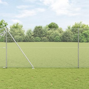 Cerca Hexagonal vidaXL 1.5x50 m Aço Galvanizado